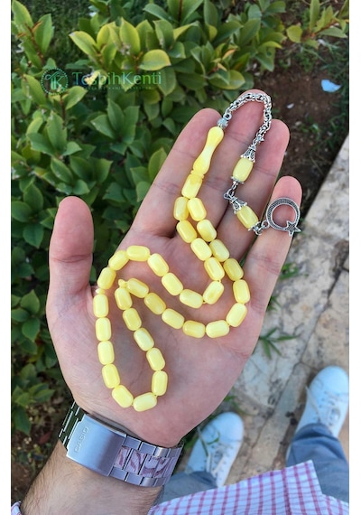 Güzel Çekimli Kapsül Tane Beyrut Damla Toz Kehribar Tesbih