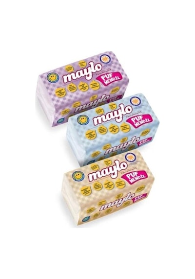 Maylo Çek Kullan Puf Mendil 150 Yaprak X 3 Adet 1667604785320