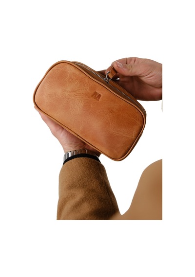 Mft Leather Hakiki Deri Unisex El Çantası Naina 1134 Tiguan Camel