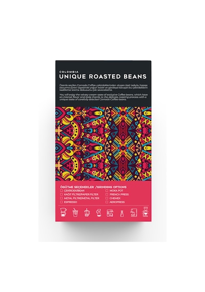 Comodo Coffee Colombia Premium Gold Selection Çekirdek Kahve 4 x 250 G