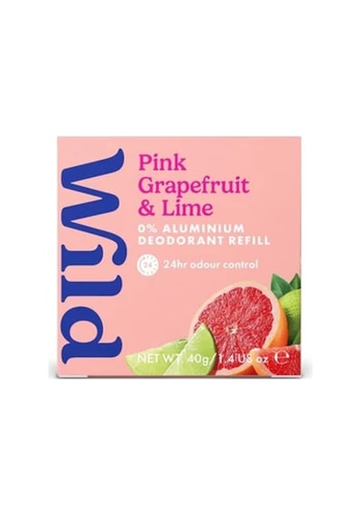 Wild Refill Yedek Stick Deodorant İçi %98 Doğal Formül - Pink Grapefruit & Lime 40 Gr