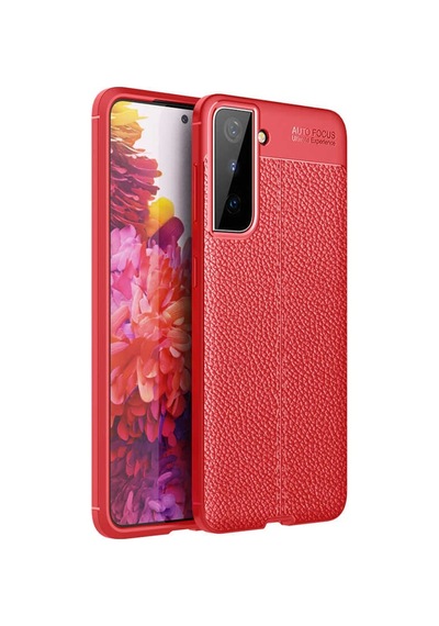 Samsung Uyumlu Galaxy S21 Plus Kılıf Deri Tarzı Niss Silikon Case