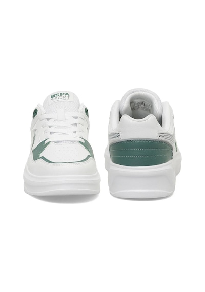U.s. Polo Assn. Alucard 5fx Beyaz Erkek Sneaker Beyaz-yesıl Beyaz - Yeşil