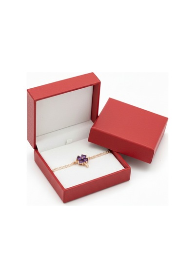 Çekirdekjewelry 925 Ayar Altın Mortaşli Yonca Bileklik Pembe
