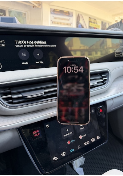 Togg T10x 2023-2024 Araç Içi Premium Telefon Tutucu - Araba Telefon Tutacağı Havalandırma Için 1