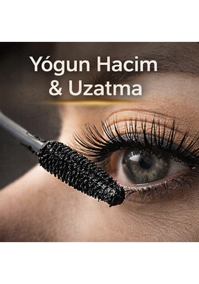 Vıbely Waterproof Maskara Big Volume Kirpik Uzatıcı Dolgunlaştırıcı Siyah 1055