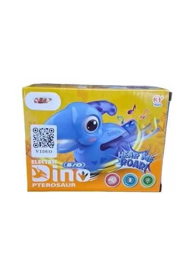 Rs-9056c Kut.pilli Müzik.dino Pterosaur Mavi