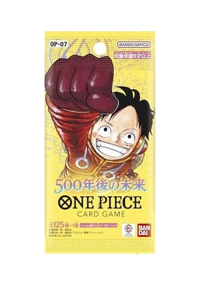 Cantex Tech One Piece Card Game Booster Yellow Pack 1 Paket Trading Cards - 10 Kart