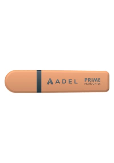 Fosforlu Kalem Prime 2201 000116 Tekli Turuncu