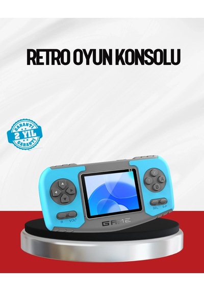 Ceylan Adam El Tipi Retro Oyun Konsolu Çocuklara Özel Portatif Oyun Makinesi
