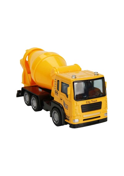Maxx Wheels 1:55 Ölçek Metal Kafalı Çek Bırak Beton Mikseri