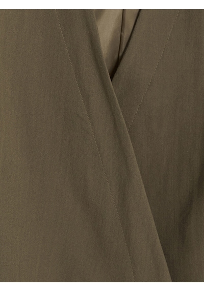 Lcw Modest Haki Kruvaze Yaka Bağlamalı Oversize Kadın Blazer Ceket