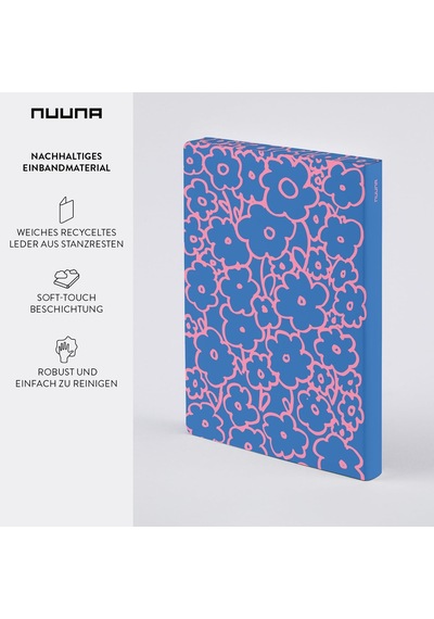 Tr Not Defteri A5+ Graphic L - Flower Power 3,5 Mm Nokta Izgarası 256 Numaralı Sayfa 120 G Birinci Sınıf Ka Çok Renkli