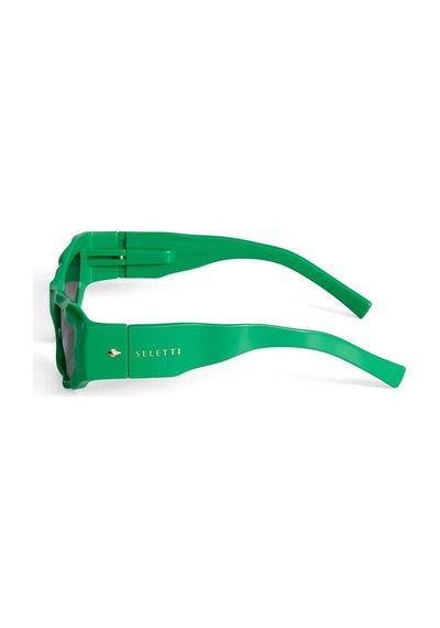 Seletti X Okkia Colorada Siyah Lens Güneş Gözlüğü Yeşil