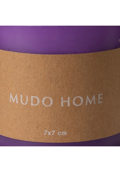 Mudo Home Sütun Mum Mor 7x7 Diğer