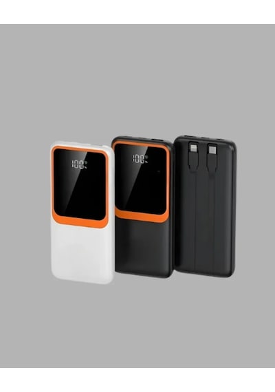 10000 Mah Taşınabilir Powerbank Çift Çıkışlı Type-c Ve Lightning Uyumlu Beyaz 87141708