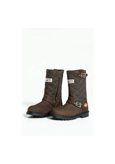 Harley Davidson Laconia Hakiki Deri Kahverengi Çocuk Çizme 025f100481-kahverengi Kahverengi