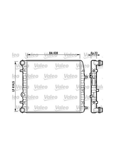 Valeo 732863 Radyatör Vw Polo 6q0121253j-6q0121253k-6qe121253 -