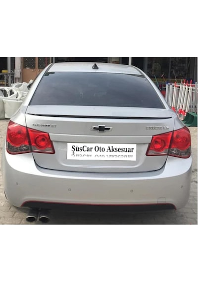 ŞüsCarOto Chevrolet Cruze Bagaj Üstü Spoiler Bagaj Çıtası Piano Black-Beyaz Parlak Beyaz