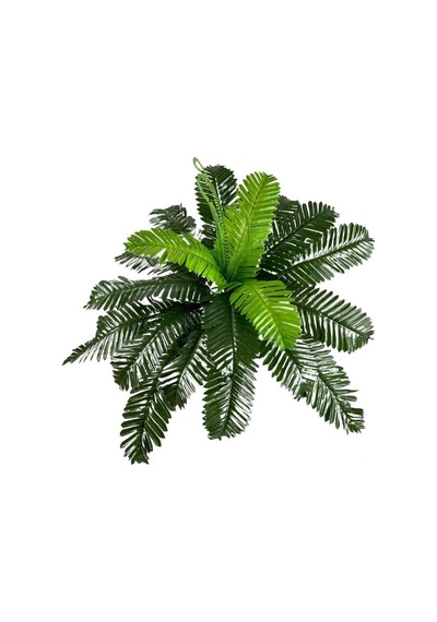 Yapay Çiçek Cycas Aşk Merdiveni Eğrelti Otu Sıkas Bitkisi 24 Yapr