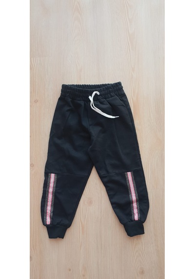 Ciks Junior Happy Pride Nakışlı Kız Çocuk Siyah/pembe Şeritli Renk 2 Parça Takım 3381641