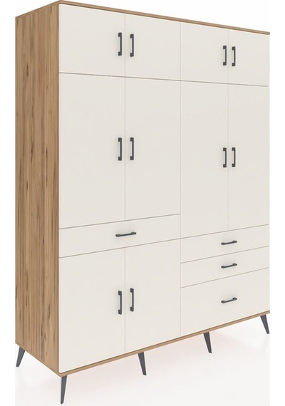 Kronos Gardrop 5 Raflı 4 Çekmeceli 2 Askılı 176x59x221 Çam-aytaşı Aytaşı Kronos Gardrop 5 Raflı 4 Çekmeceli 2 Askılı 176x59x221 Çam-aytaşı Aytaşı