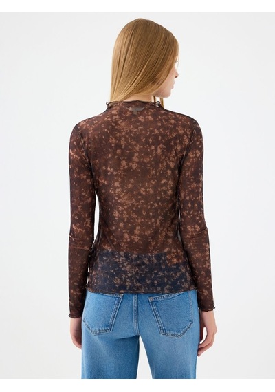 LOFT Slim Fit Kadın Bluz U.kol Çok Renkli