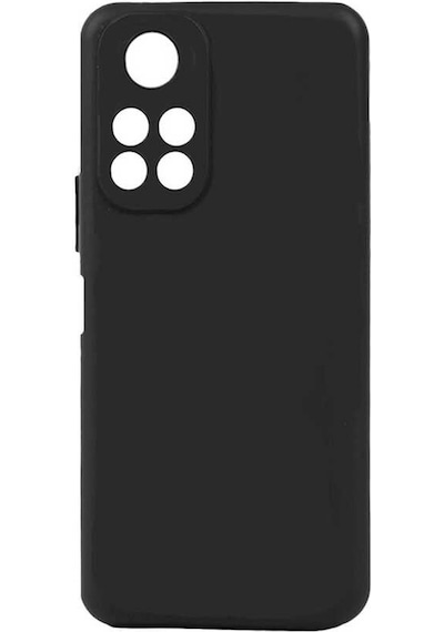 Kilifone - İnfinix Uyumlu Note 11 Pro - Kılıf Mat Soft Esnek Biye Silikon - Siyah