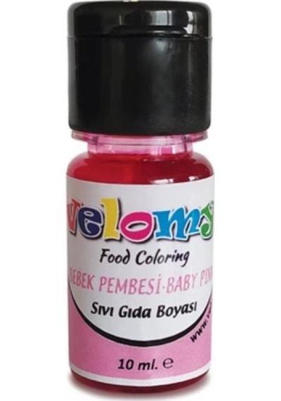 Velomy Sıvı Gıda Boyası Bebek Pembe 10 ML