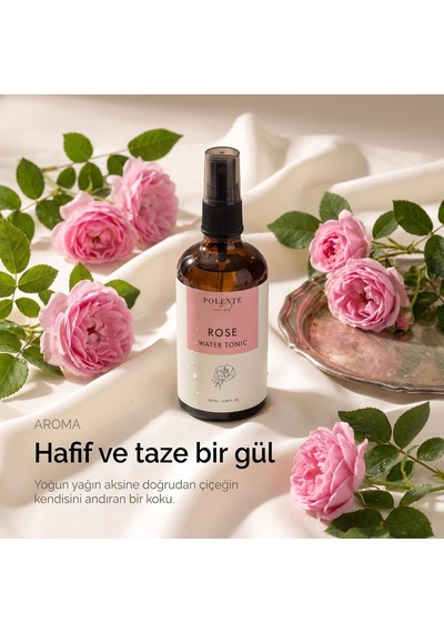Gül Suyu,%100 Saf Hidrosol Tonik, 100 Ml