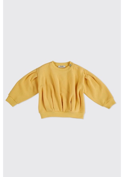 Kız Bebek Sarı Sweatshirt Çok Renkli