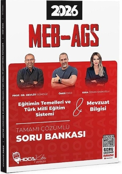 Hoca Kafası 2026 Meb-ags Eğitimin Temelleri Ve Türk Milli Eğitim Sistemi, Mevzuat Bilgisi Soru Bankası Çözümlü -