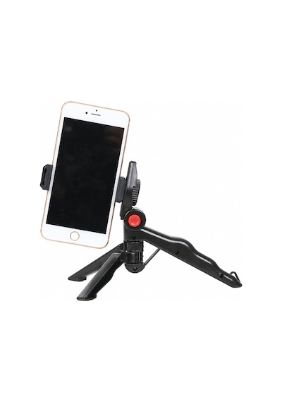 Ax-mt10 Masaüstü Mini Tripod + Telefon Tutucu, 1/4 Vida Girişli, 120 Eğim Ayarlı Başlık, Katlanabilir Kompakt Tasarım, Aksiyon Kamera Ve Telefon İle Uyumlu 9M938ATDiğer