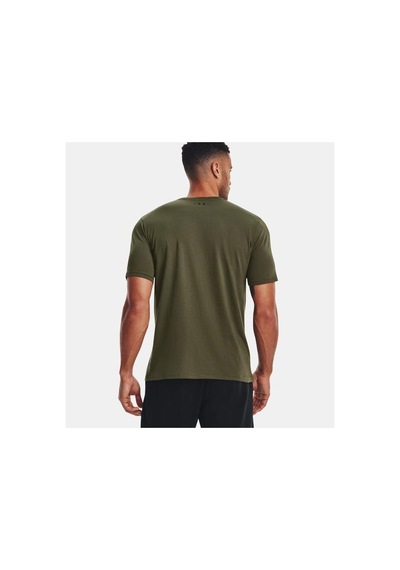 Under Armour Sportstyle Left Chest Erkek Haki Yuvarlak Yaka Tişört