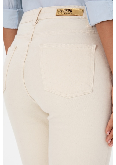 U.S. Polo Assn. Kadın Taş Slim High Waist Fit Jean Pantolon 50315756-VR049