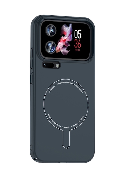 Adige Xiaomi 17 Pro Max Kılıf Elio Kablosuz Şrj Özellikli Kamera Korumalı Sert Pc Lacivert