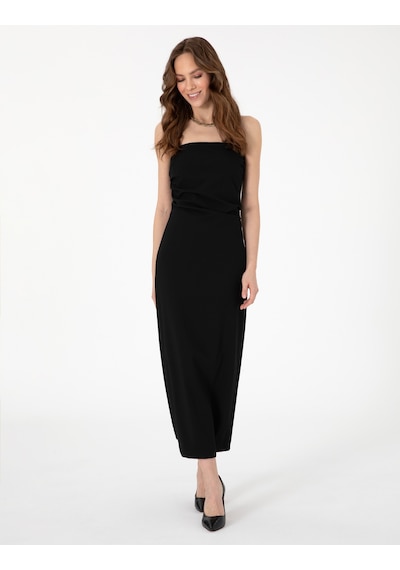 Pierre Cardin Kadın Siyah Elbise Dokuma 50301017-vr046