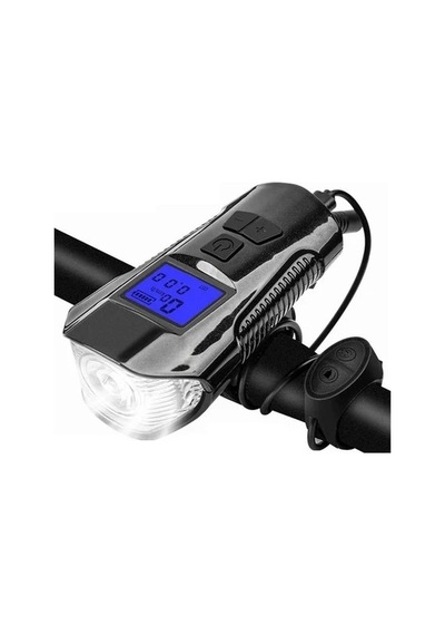 Forte Gt Xbyc 6029 Fy-317 Bisiklet Kilometre Saati Ön Lamba Usb Siyah Çok Renkli