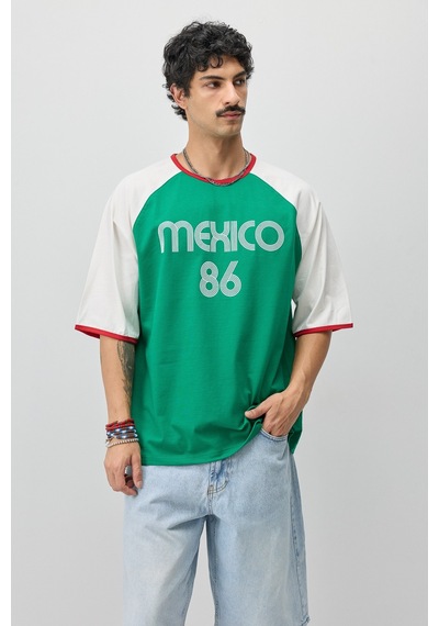 Fıfa World Cup 26 Meksika Oversize Tişört Çok Renkli