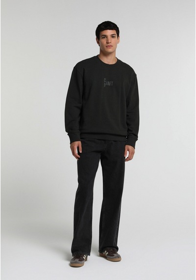 Colin's Colins Relaxed Fit Yuvarlak Yaka Düz Erkek Yeşil Sweatshirt Cl1082256 Q1.v2 Kha Haki