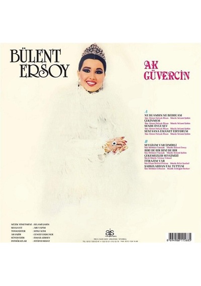 Bülent Ersoy - Ak Güvercin Plak 33 Devir