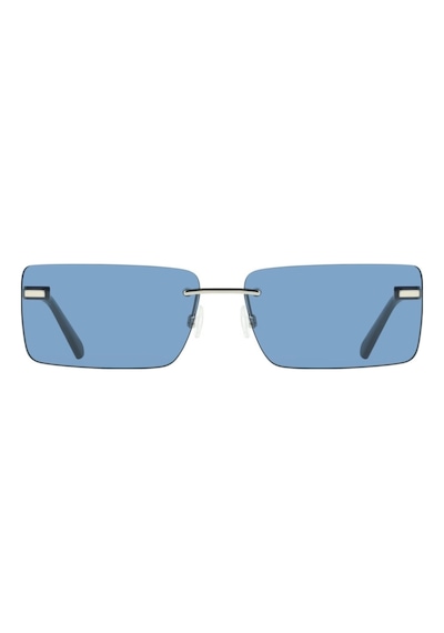 Calvin Klein Jeans Ckj 25206s 044 61 Unisex Dikdörtgen Gümüş Metal Güneş Gözlüğü Gri