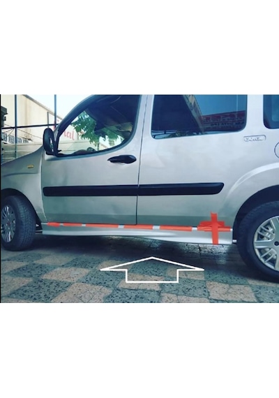 Doblo 2 Marşpiyel Takımı Sağ Sol Takım Parlak Siyah