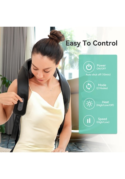 Snailax Rahatlatıcı Isıya Sahip Kablosuz Boyun Ve Omuz Masajı, Yükseltilmiş 6d Derin Doku Yoğurma, Boyun İçin Shiatsu Sırt Masajı Yastığı, Sonbahar, Erkekler İçin Hediyeler, Kadınlar Snailax Rahatlatıcı Isıya Sahip Kablosuz Boyun Ve Omuz Masajı, Yükseltilmiş 6d Derin Doku Yoğurma, Boyun İçin Shiatsu Sırt Masajı Yastığı, Sonbahar, Erkekler İçin Hediyeler, Kadınlar
