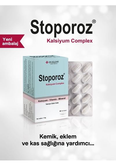 Dr. Gülzari Stoporoz Kalsiyum Kompleks 60 Tablet