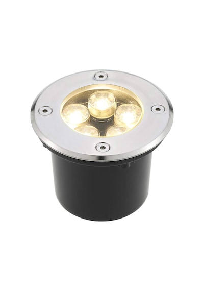 Sıva Altı Led Armatür Dekoratif Işık Show Gösteri Yol Aydınlatma Açık Alan Enerji Tasarruflu Yuvarlak Zemin Doğal Beyaz 4000k A-1402 6w 220v Doğol Beyaz Doğal Beyaz