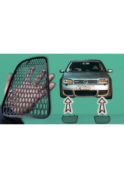Volkswagen Golf 4 R32 Ön Tampon Izgara Takımı Sissiz -