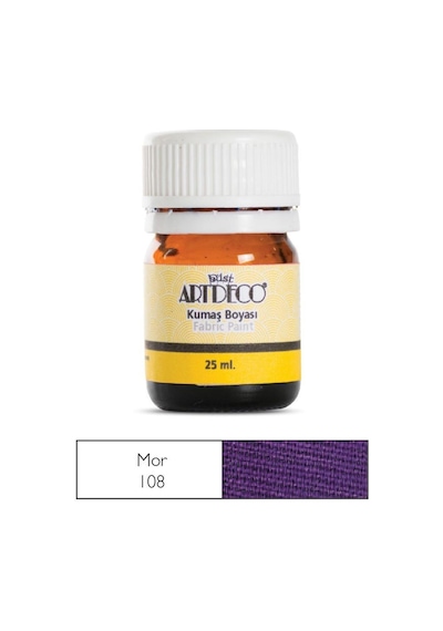 Kumaş Boyası 25 Ml Mor 108 No Color