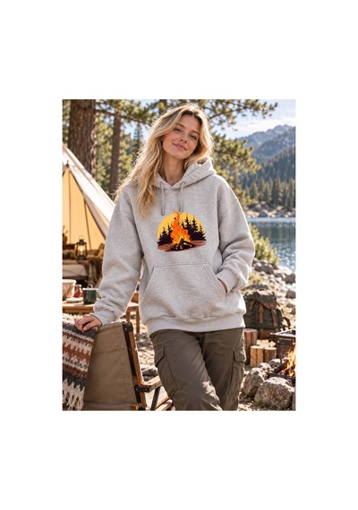 North Whiskers Orman Ve Kamp Ateşi Unisex Hoodie Doğa Temalı Kapüşonlu Sweatshirt Gri - 936222013 Gri - 936222013 Gri North Whiskers Orman Ve Kamp Ateşi Unisex Hoodie Doğa Temalı Kapüşonlu Sweatshirt Gri - 936222013 Gri - 936222013 Gri