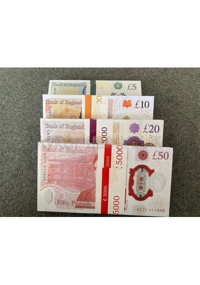 400 ADET KARMA 5-10-20-50 STERLİN BANKNOT POUND PARA GEÇERSİZ
